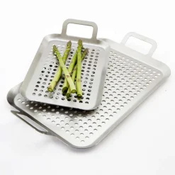KSP Epicure BBQ Grill Topper - Set of 2 (Stainless Steel)