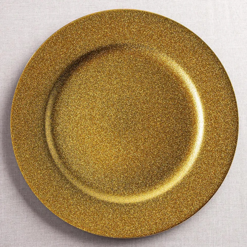 KSP Everyday Charger Plate Glitter (Gold)