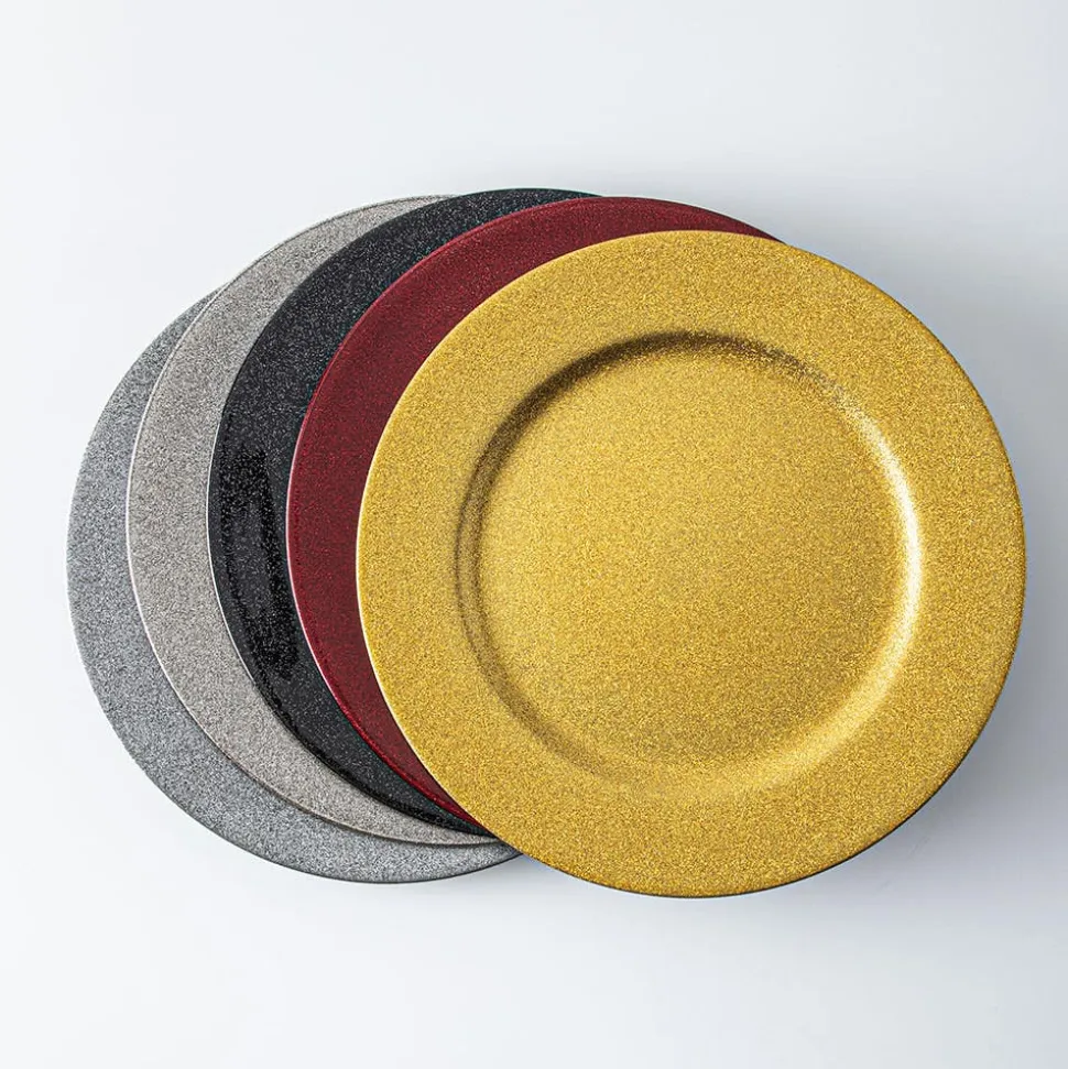 KSP Everyday Charger Plate Glitter (Gold)