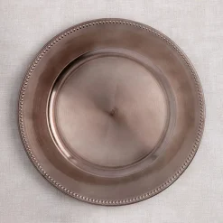 KSP Everyday Charger Plate with Beaded Rim (Bronze)