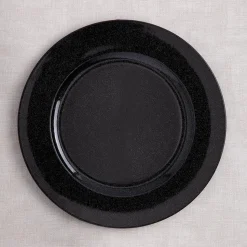 KSP Everyday Charger Plate with Glitter (Black)