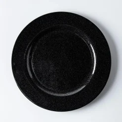 KSP Everyday Charger Plate with Glitter (Black)