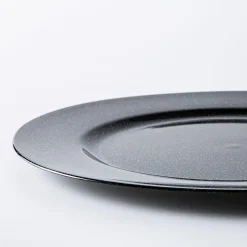 KSP Everyday Charger Plate with Glitter (Black)