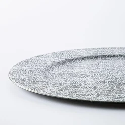 KSP Everyday 'Trellis' Charger Plate Textured (Silver)