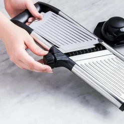 KSP Express 'All-In-1' Mandoline Slicer (Black/Stainless Steel)