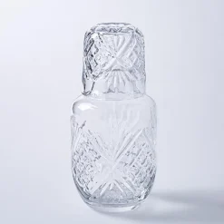KSP Exquisite Bedside Water Carafe with Glass (560mL)