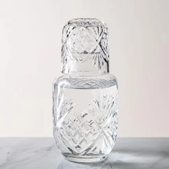 KSP Exquisite Bedside Water Carafe with Glass (560mL)