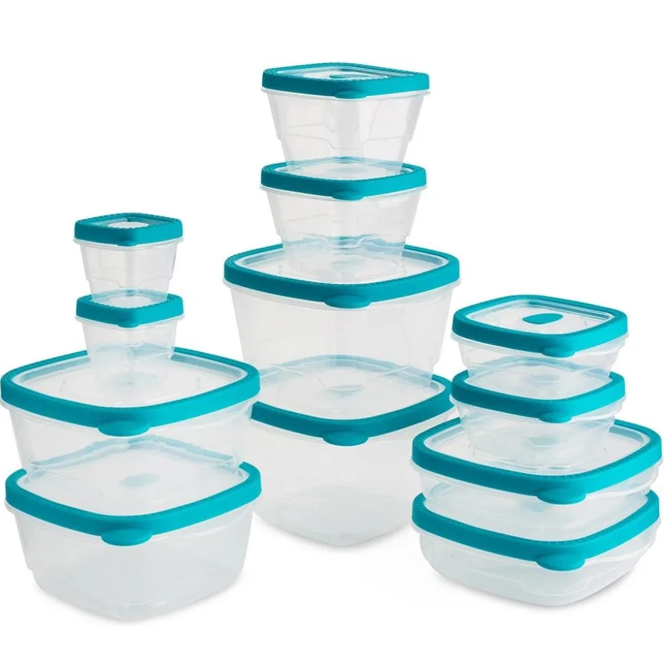 KSP Fresh Seal Storage Container Combo - Set of 24 (Blue)