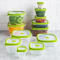 KSP Fresh Seal Storage Container Combo - Set of 24 (Green)