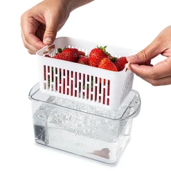 KSP Fridgestor Produce Keeper - Set of 3 (White)