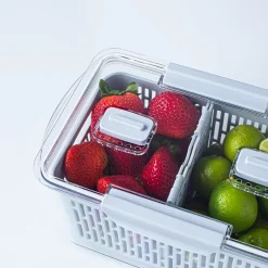 KSP Fridgestor Produce Keeper - Set of 3 (Grey)