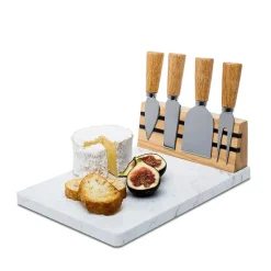 KSP Fromage Cheese Board with Tools - Set of 5 (Natural)