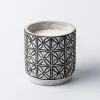 KSP Gardenia Citronella Candle 11cm dia. x 11cm (Black)