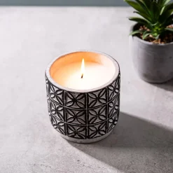 KSP Gardenia Citronella Candle 11cm dia. x 11cm (Black)