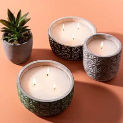 KSP Gardenia Citronella Candle 11cm dia. x 11cm (Natural)