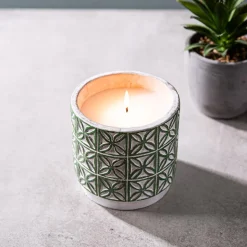 KSP Gardenia Citronella Candle 11cm dia. x 11cm (Green)