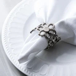 KSP Gather & Dine 'Bloom' Napkin Ring (Nickel)