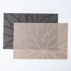 KSP Gather & Dine Bloom Vinyl Placemat (Champagne)