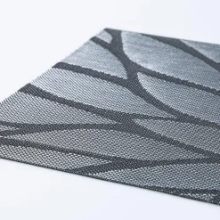 KSP Gather & Dine Bloom Vinyl Placemat (Black)
