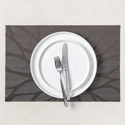 KSP Gather & Dine Bloom Vinyl Placemat (Black)