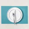 KSP Gather & Dine Bordered Vinyl Placemat (Sky Blue)
