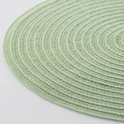 KSP Gather & Dine Cirque Woven Vinyl Placemat (Sage)