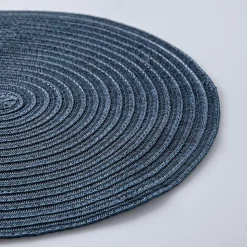 KSP Gather & Dine Cirque Woven Vinyl Placemat (Blue)