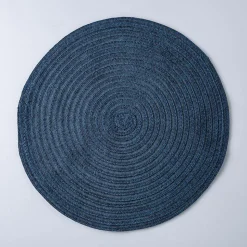 KSP Gather & Dine Cirque Woven Vinyl Placemat (Blue)