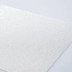 KSP Gather & Dine Glimmer Vinyl Placemat (White)
