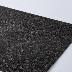 KSP Gather & Dine Glimmer Vinyl Placemat (Black)