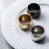 KSP Gather & Dine 'Hammered' Napkin Ring (Nickel)