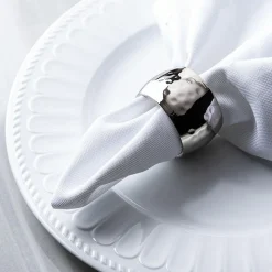 KSP Gather & Dine 'Hammered' Napkin Ring (Nickel)