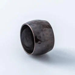 KSP Gather & Dine 'Hammered' Napkin Ring (Antique Bronze)