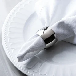 KSP Gather & Dine 'Lanes' Napkin Ring (Nickel)