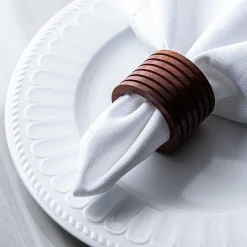 KSP Gather & Dine 'Linner' Napkin Ring (Natural Acacia)