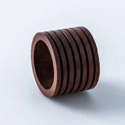 KSP Gather & Dine 'Linner' Napkin Ring (Natural Acacia)
