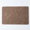 KSP Gather & Dine Luxe Leather Pvc Placemat (Coffee Brown)