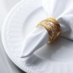 KSP Gather & Dine 'Nest' Napkin Ring (Gold)
