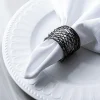 KSP Gather & Dine 'Nest' Napkin Ring (Black)