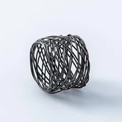 KSP Gather & Dine 'Nest' Napkin Ring (Black)
