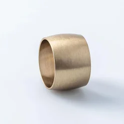 KSP Gather & Dine 'Round' Napkin Ring (Matte Brass)
