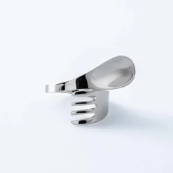 KSP Gather & Dine 'Spoon & Fork' Napkin Ring (Nickel)