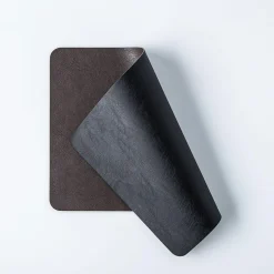 KSP Gather & Dine Supreme Leather Pvc Placemat (Dark Brown)