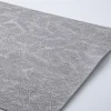 KSP Gather & Dine Textura Luxe Reversible Vinyl Placemat (Silver)