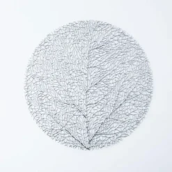 KSP Gather & Dine Tree Cut-Out Vinyl Placemat (Silver)