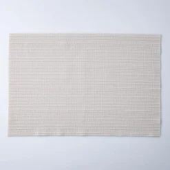 KSP Gather & Dine Vega Vinyl Placemat (Natural White)
