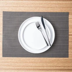 KSP Gather & Dine Vega Vinyl Placemat (Black)