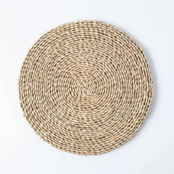 KSP Gather & Dine Weave Rush Straw Placemat (Natural)