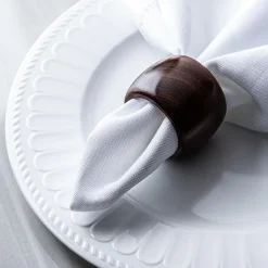 KSP Gather & Dine 'Wood' Napkin Ring (Natural Acacia)