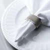 KSP Gather & Dine 'Woven' Napkin Ring (Nickel)
